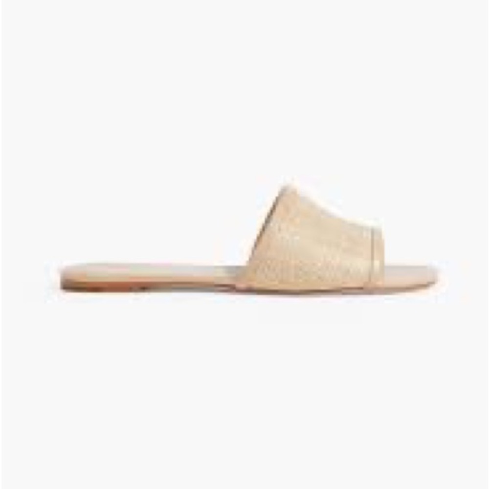 PORTE & PAIRE
Raffia And Leather Slides